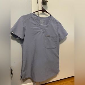 Figs Scrubs in Vapor Blue Space Dye